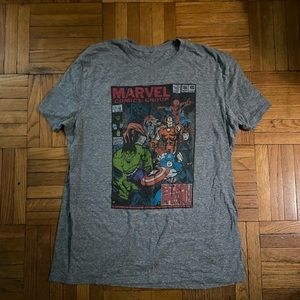 Vintage Marvel Avengers Comic Book T-Shirt In Grey 🤍💫